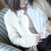 公司女秘书下班后居家写真