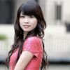 可爱少女异国他乡自拍