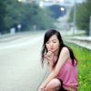 可爱的现代大学校园女生俏照