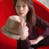 漂亮长腿的平面设计师