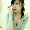 甜美妹低胸自拍