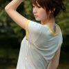 皮肤特好的漂亮女孩儿图片