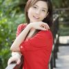 粉红装的漂亮广东女生