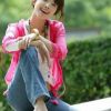 美女有着天真烂漫的笑容