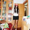 美腿少女家中自拍