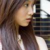 镜头下长发美女的迷人眼眸