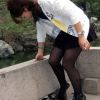 公园美女黑丝