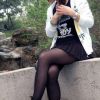 公园美女黑丝
