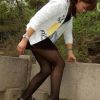 公园美女黑丝