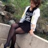 公园美女黑丝
