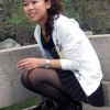 公园美女黑丝