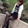 公园美女黑丝