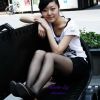 零距离观察黑丝模特