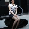 零距离观察黑丝模特