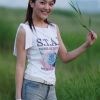 杨乐乐清纯可爱裙装高清图片