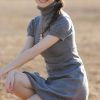 上海大都市里的美丽公主女孩