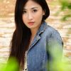 初春里那微笑迷人的都市女孩子真美