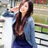 初春里那微笑迷人的都市女孩子真美