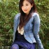 初春里那微笑迷人的都市女孩子真美