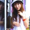 四川大学校园里的清纯美女