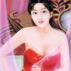 国产古装美女油画
