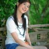 夕阳下青春靓丽国产美女