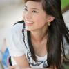 夕阳下青春靓丽国产美女