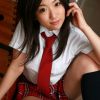 学生妹妹校服红裙写真