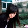 思索心事的小美女