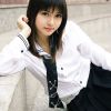 想心事的学生妹