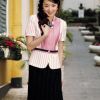 文静的的上海美女街头服装秀