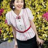 文静的的上海美女街头服装秀
