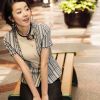 文静的的上海美女街头服装秀