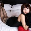 性感黑色吊带黑丝网袜 