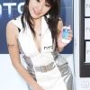 性感好身材，超甜美的展场美眉