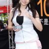 性感好身材，超甜美的展场美眉