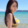 豪乳女星孟茜海南行 身着比基尼凸现甜美气质 
