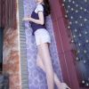 亚洲美腿模特Kaylar修长美腿丝袜翘臀美腿艺术写真