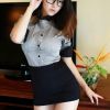 夏茉GIGI性感OL制服诱惑含情脉脉高清大图