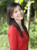 粉红装的漂亮广东女生