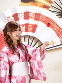 可愛和服日本妹